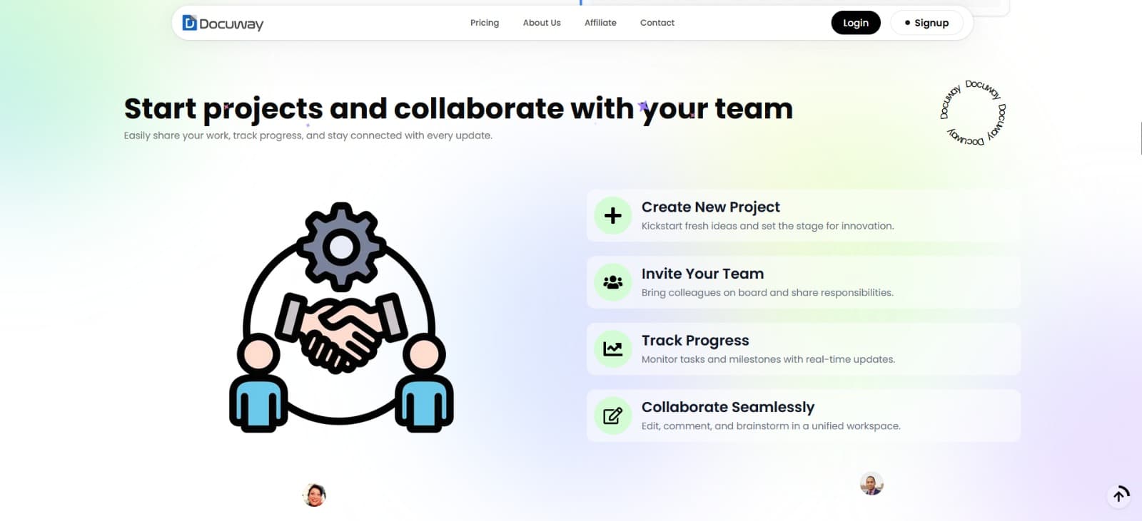 Docuway — Workflow Management System project screenshot