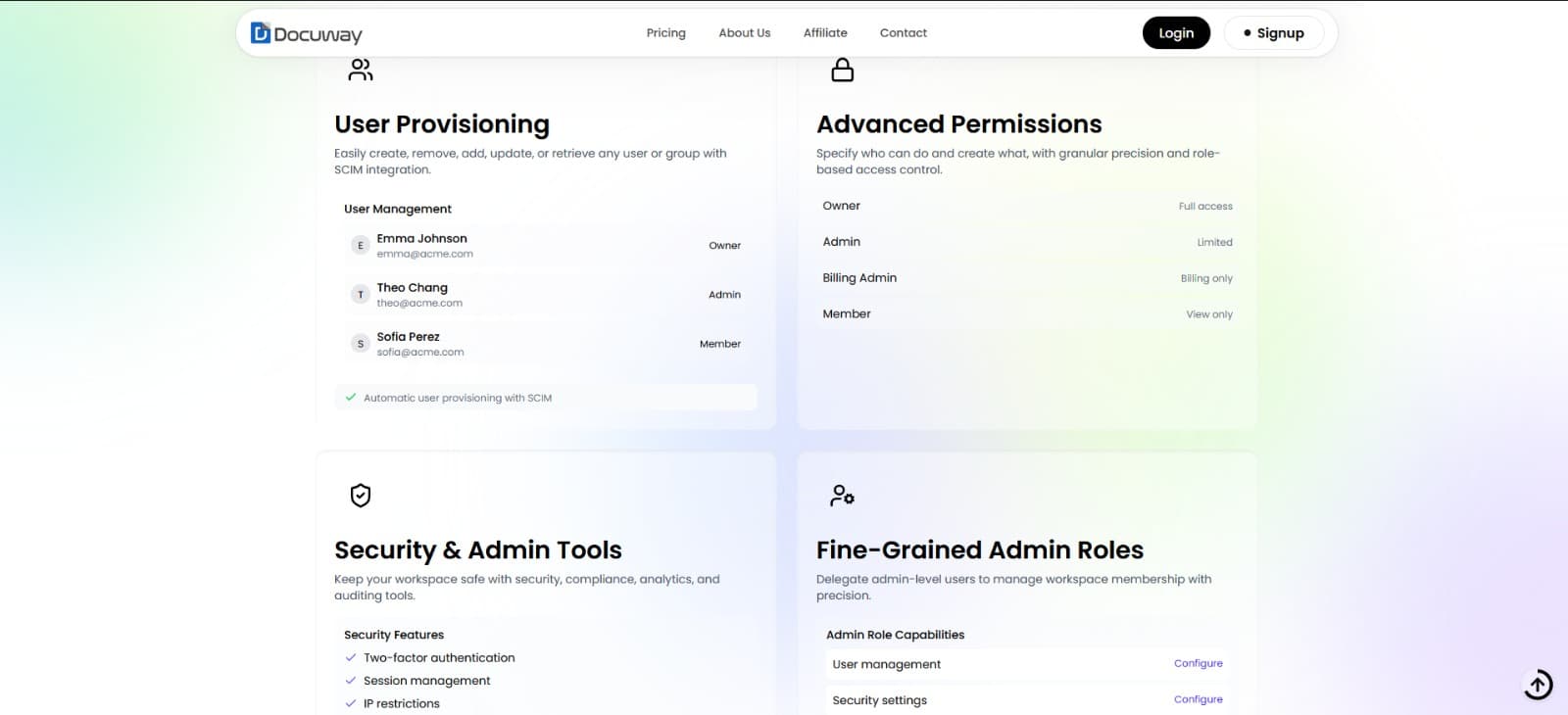 Docuway — Workflow Management System project screenshot