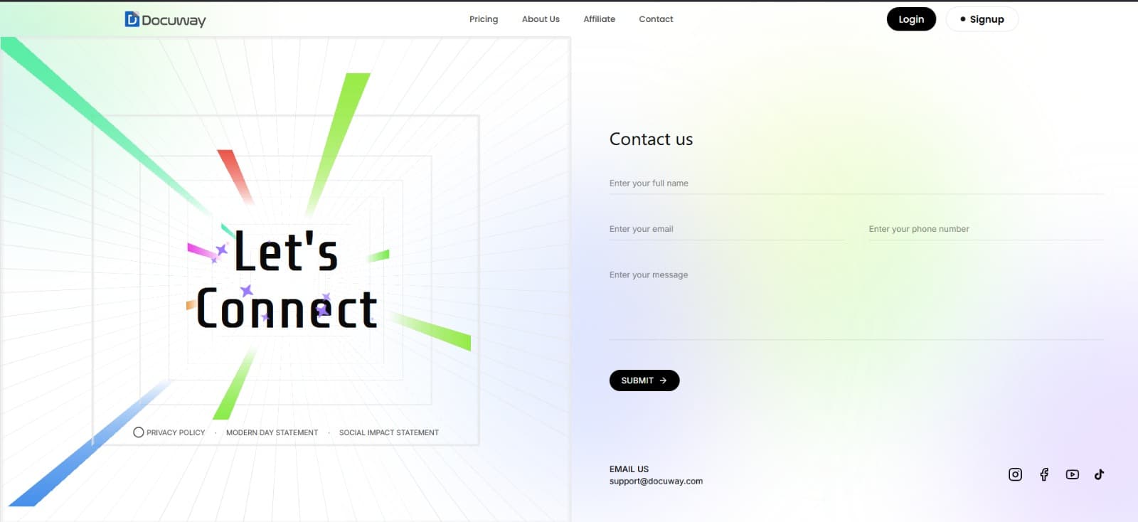 Docuway — Workflow Management System project screenshot